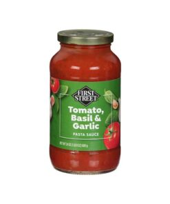 Salsa Para Pasta Ajo Albahaca First Street 680grs