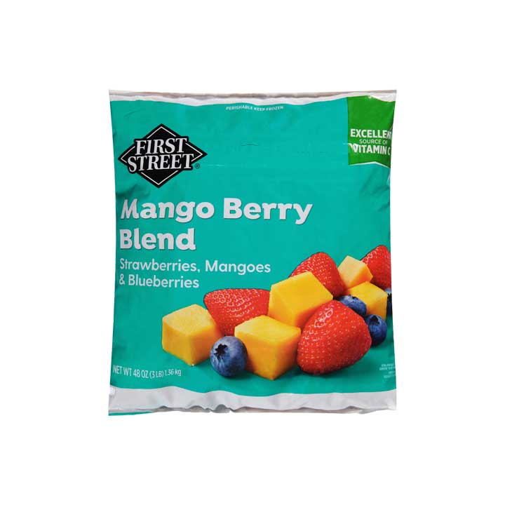 Trozos De Fruta Para Batido Mango & Berries First Street 1.36 Kg