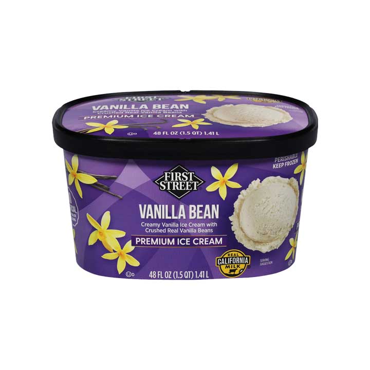 Nieve Vainilla Bean Premium First Street 1.41lt