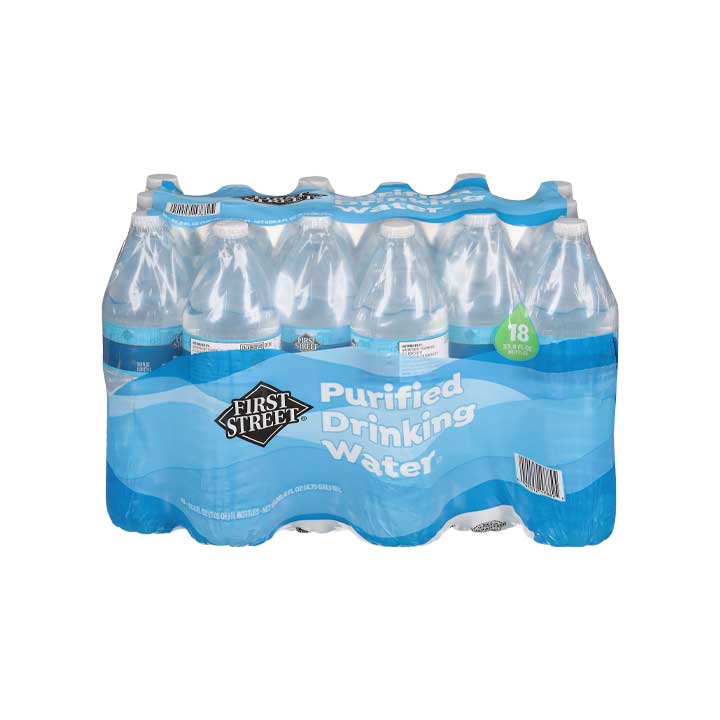 Agua Natural First Street 1lt 18pz