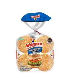 Super Bollos con Ajonjoli Wonder 540 Gr
