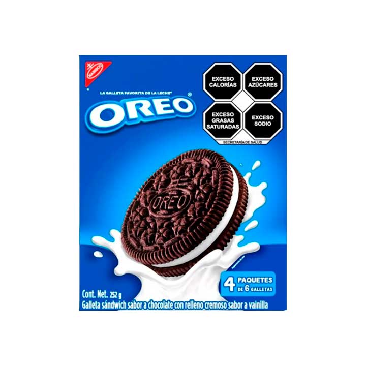 Galleta Regular Oreo 252 Gr