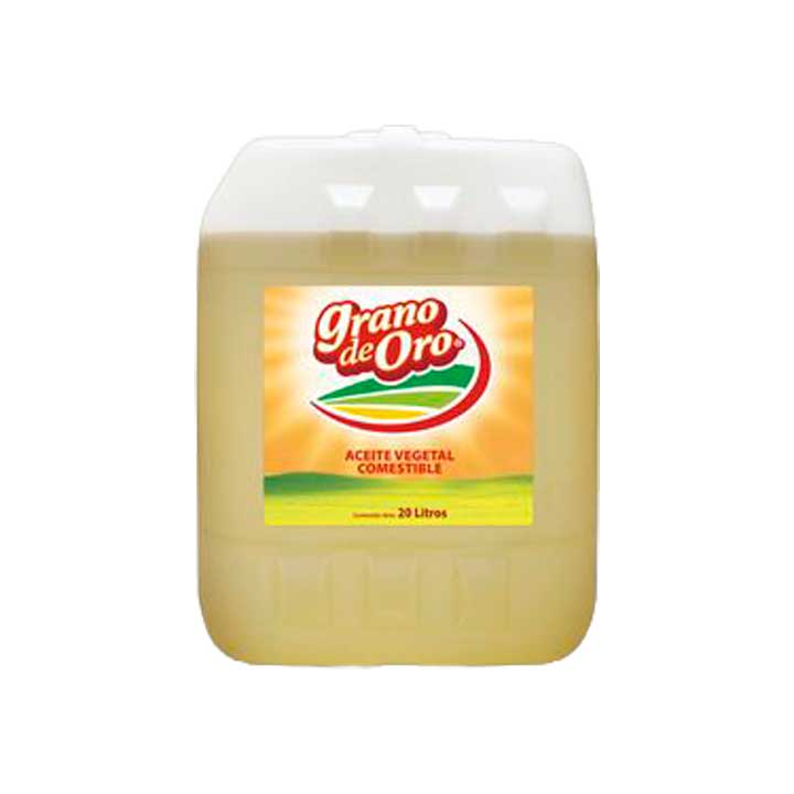 Aceite Vegetal Comestible Grano de Oro 20 Lt