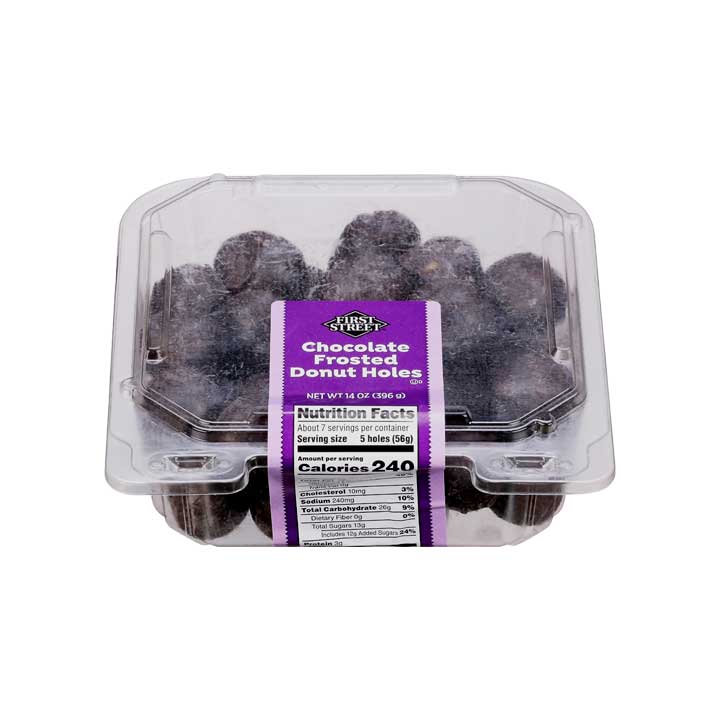 Donas Glaseadas Chocolate First Street 396gr