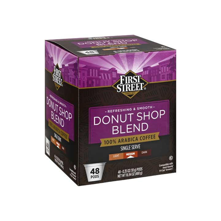 Capsulas Café Donut Shop Blend First Street 48pza