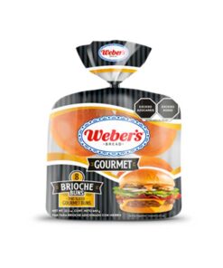 Pan p/Hamburguesa Brioche Gourmet Webers 8 Pzs