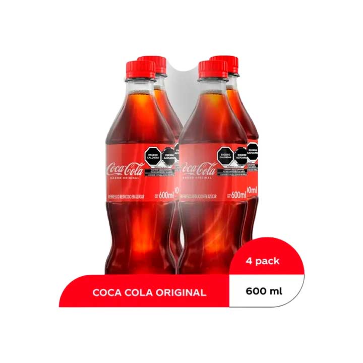 Soda Coca Cola 600ml 4pack