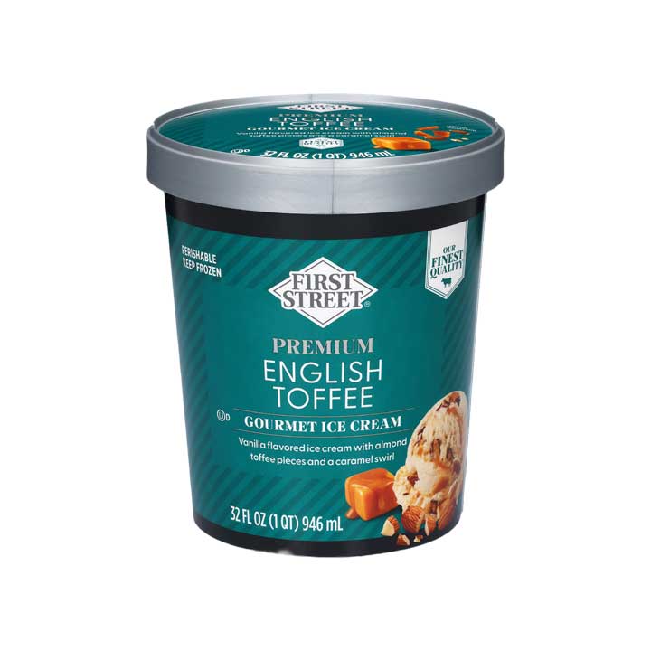 Nieve Gourmet Caramelo Inglés First Street 946ml