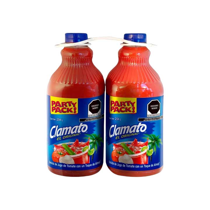 Jugo De Tomate Clamato Two Pack De 2.54l