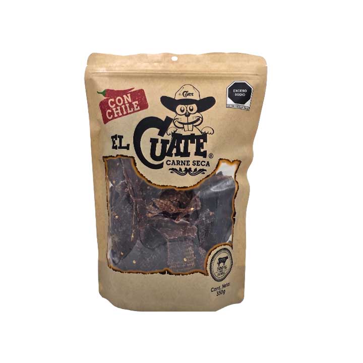 Carne Seca con Chile el Cuate 350g