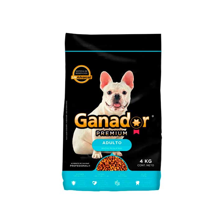 Alimento p/ Perro Razas Pequeñas Ganador Premium 4.0 Kg