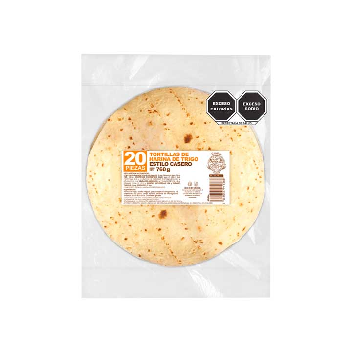 Tortillas Harina del Barrio 20.0 Pzas