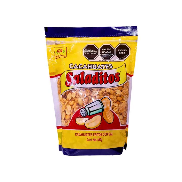 Cacahuates Salado de la Rosa 800.0 Grs