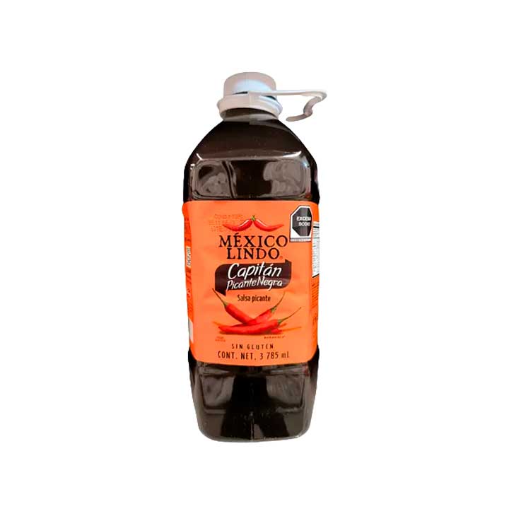 Salsa Picante Negra Mexico Lindo 3.785 Mls
