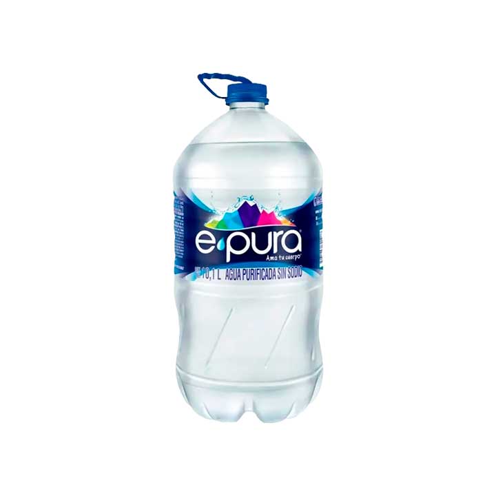 Agua Purificada sin Sodio E Pura 10.0 Lts