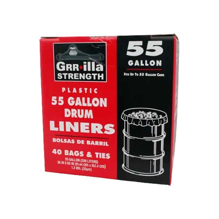 Bolsas p/Basura 55 G Grrilla 40 Pz