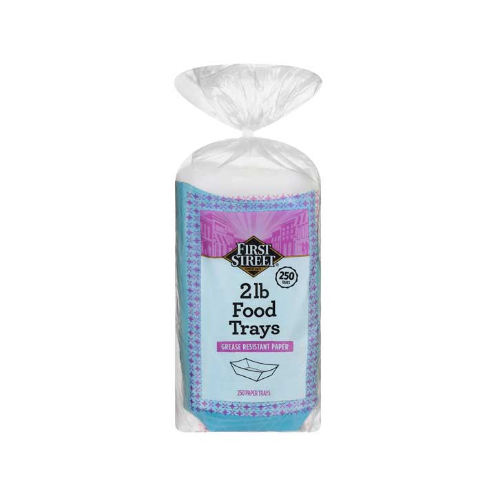 Charola Para Comida 2lb First Street 250pzas
