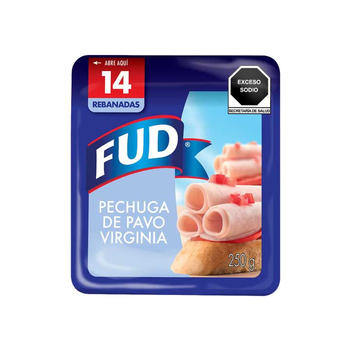 Jamon de Pechuga de Pavo Fud 250 G